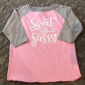 3/4 toddler tee